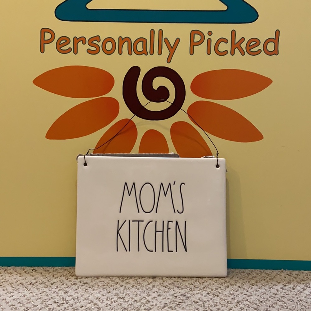 Rae Dunn MOMS KITCHEN Sign